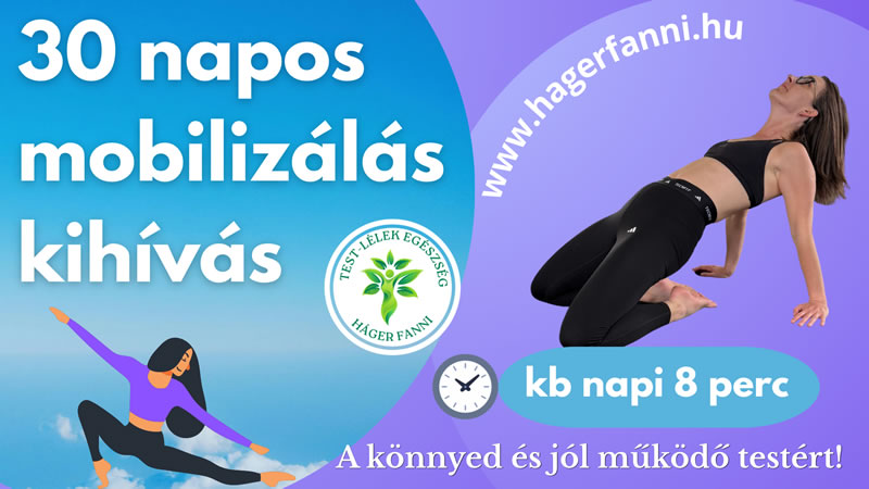30 napos mobilizáló kihívás - Online kurzus - Háger Fanni