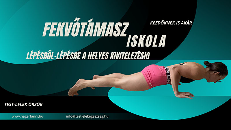 Fekvőtámasz iskola - Háger Fanni